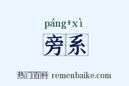 旁系是什么意思的图片